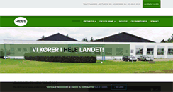 Desktop Screenshot of hessvarme.dk